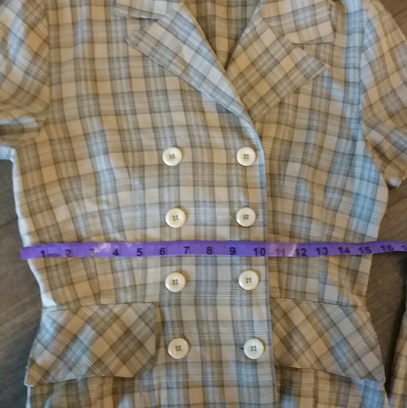 Vintage matching plaid set - Picture 5 of 7